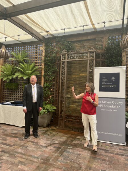 San Mateo County API Foundation co-founders Droz and Gee